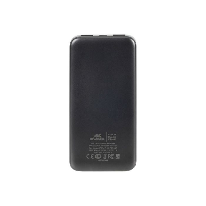 Rivacase VA2511 10000mAh 20W Quick Charge 3.0 portable battery.