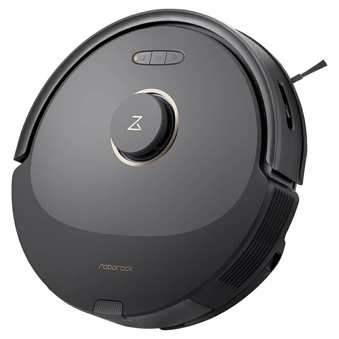 Roborock Q8 Max+ robot vacuum cleaner with self-emptying station, black