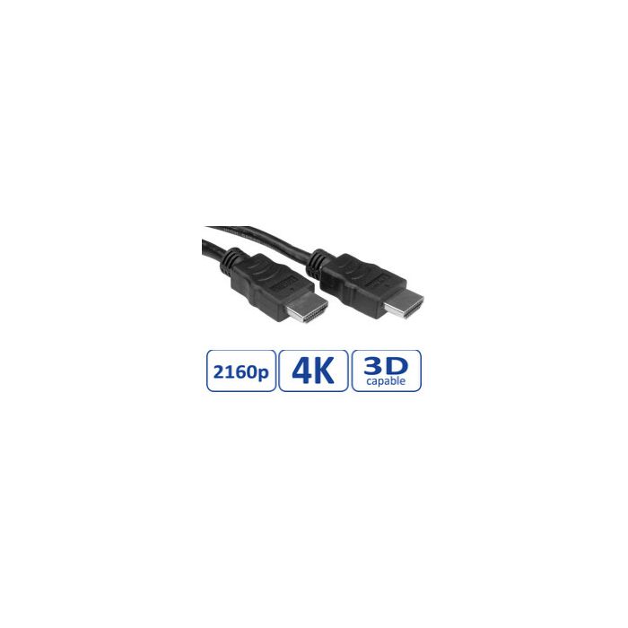 STANDARD HDMI kabel sa mrežom, HDMI - HDMI, M/M, v1.4, 1.0m