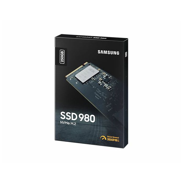 Samsung 250GB 980 SSD NVMe M.2 drive