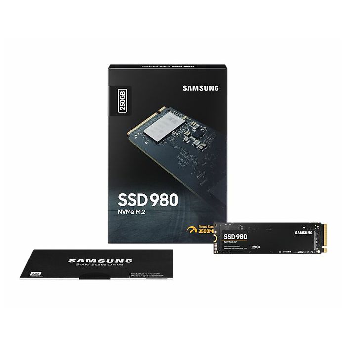 Samsung 250GB 980 SSD NVMe M.2 drive