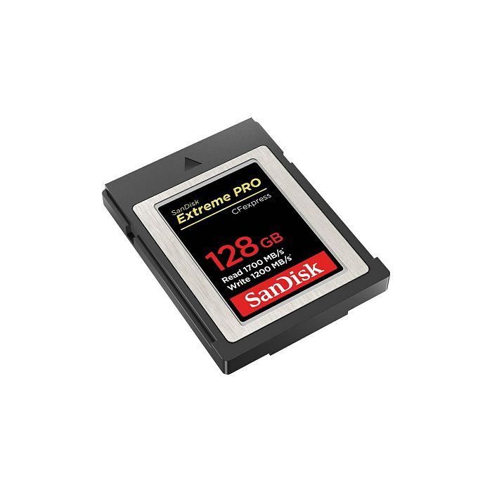 SanDisk Extreme PRO CFexpress Type B, 128GB, 1700MB/s read, 1200MB/s write