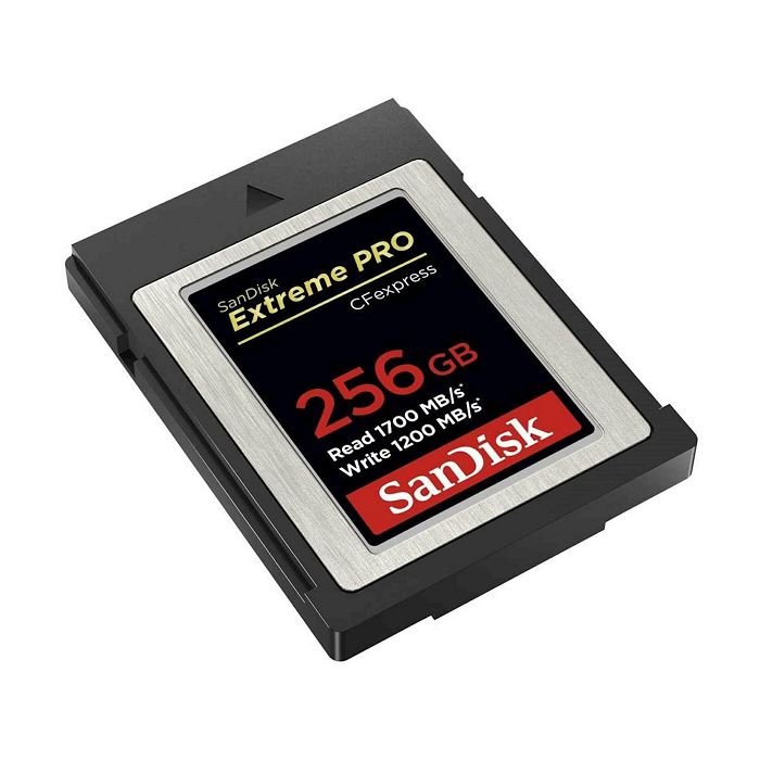 SanDisk Extreme PRO CFexpress Type B, 256GB, 1700MB/s Read, 1200MB/s Write