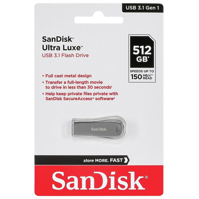 SanDisk 512GB Ultra Luxe™ USB 3.1