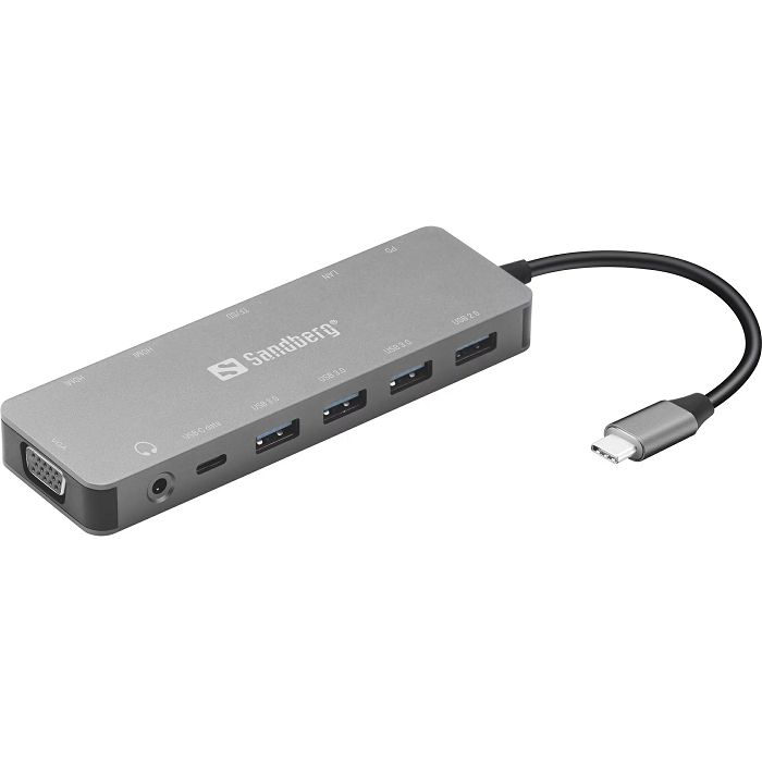 Sandberg USB-C 13-in-1 laptop docking station