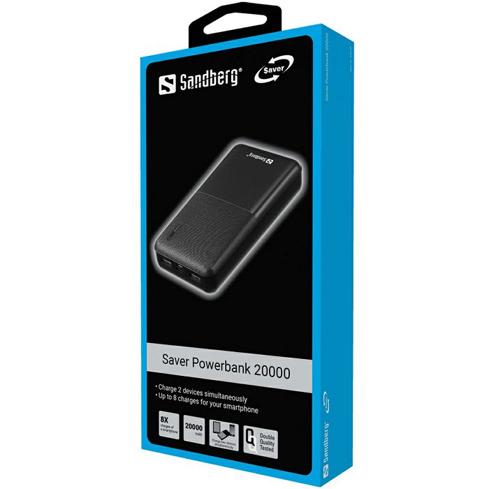 Sandberg Saver Powerbank 20000 mAh portable battery