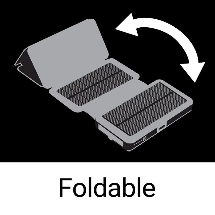 Sandberg solar 6-panel 20000 mAh portable battery