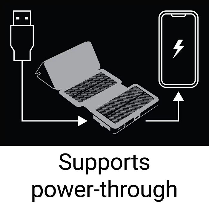 Sandberg solar 6-panel 20000 mAh portable battery