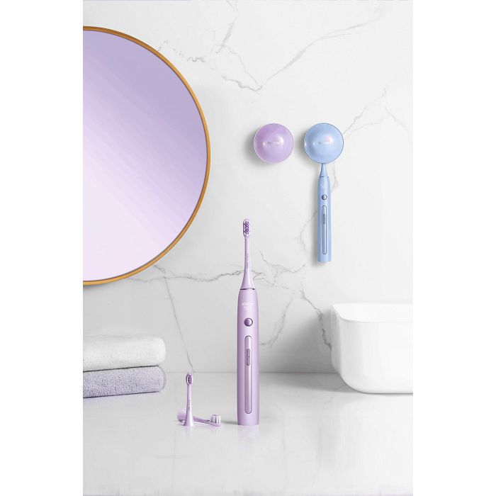 Soocas X3Pro Sonic whitening toothbrush with UV cleaner blue