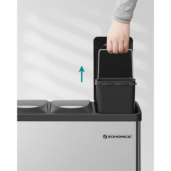 SONGMICS waste separation bin 24L