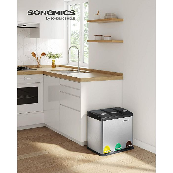 SONGMICS waste separation bin 24L