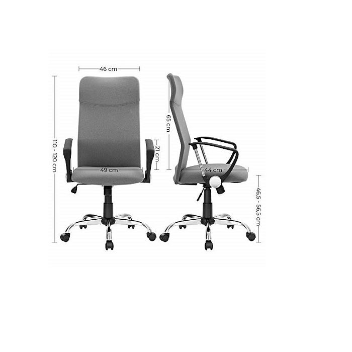 SONGMICS office chair gray OBN034G01