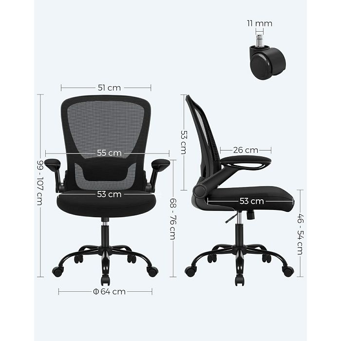 SONGMICS office chair OBN37BKV2