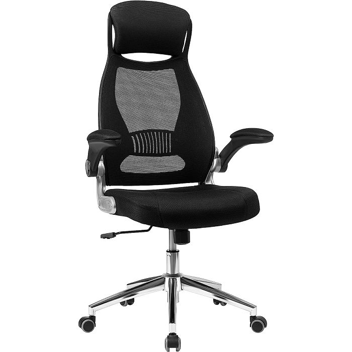 SONGMICS Office chair, black-grey OBN86BK