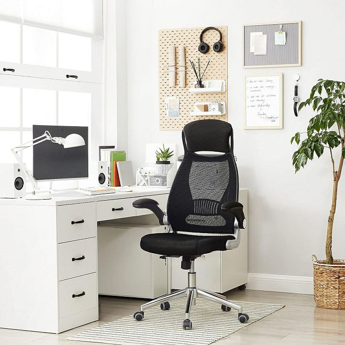 SONGMICS Office chair, black-grey OBN86BK