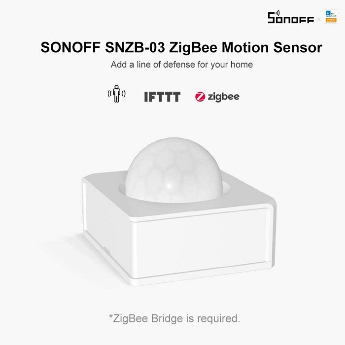 SONOFF motion sensor ZigBee protocol SNZB-03