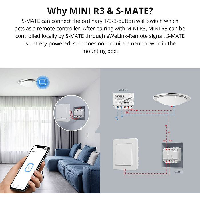 SONOFF smart DYI switch MINI R3