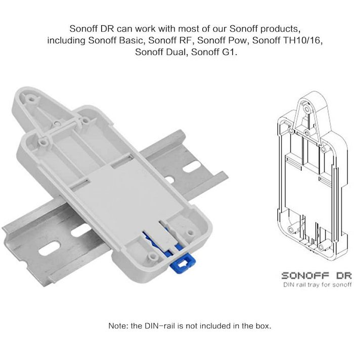 SONOFF DR DIN wall bracket for smart switch