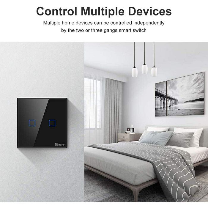 SONOFF smart wall switch Wi-Fi dual T3EU2C-TX