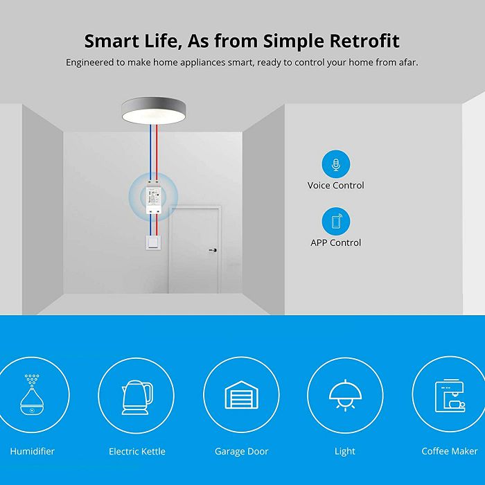 SONOFF smart switch Wi-Fi BASICRFR2