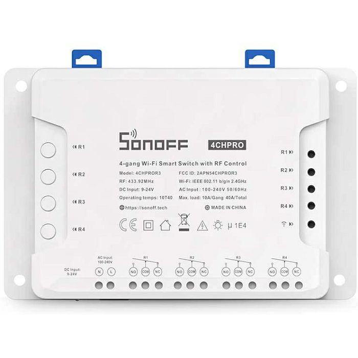 SONOFF smart wall switch Wi-Fi 4-channel 4CHPROR3