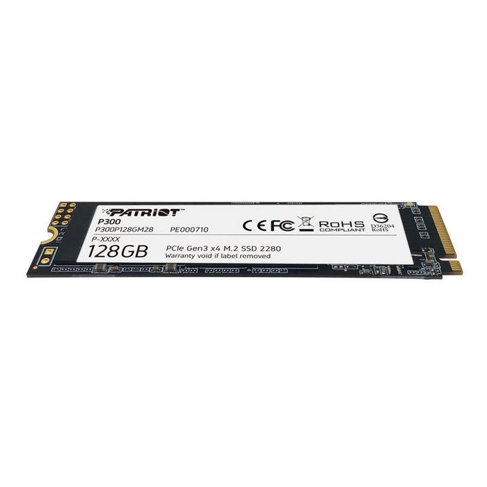 Patriot P300 NVMe SSD, PCIe 3.0 M.2 Typ 2280 - 128 GB P300P128GM28