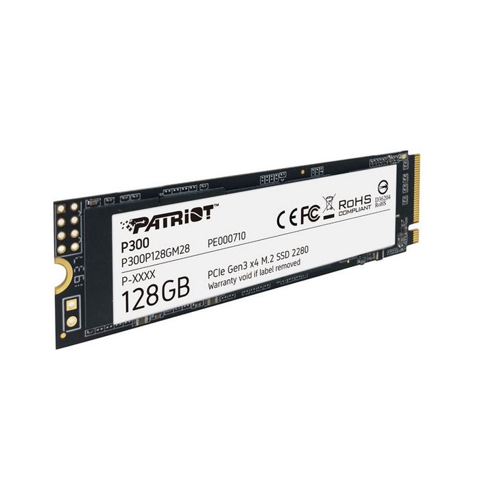 Patriot P300 NVMe SSD, PCIe 3.0 M.2 Typ 2280 - 128 GB P300P128GM28