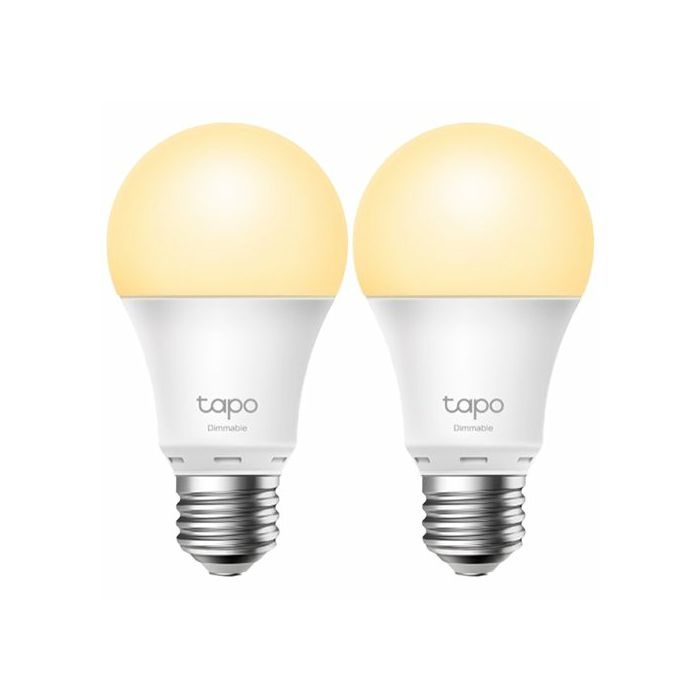 TP-Link Tapo L510E Smart Wi-Fi Light Bulb, Dimmable, E27 base, 2700K, 220V, 50/60 Hz, 60W Equivalent, Energy Class A+, 2.4GHz, 802.11b/g/n, Tapo APP, Works with Alexa and Google Assistant, Timer and S