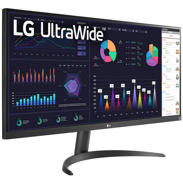 LG UltraWide 34WQ500-B, 86,4 cm (34") 100Hz, FreeSync, IPS - DP, HDMI, USB-C-34WQ500-B
