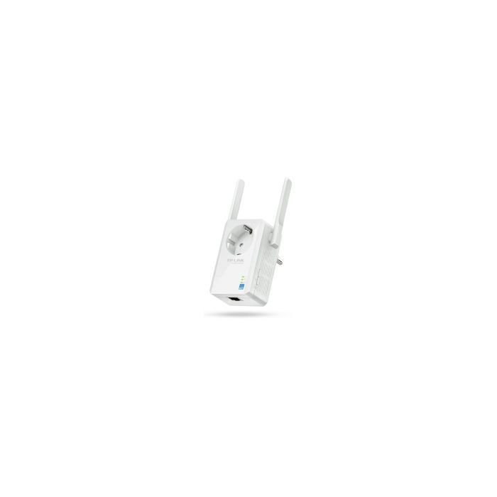 TP-Link bežični pojačivač dometa (Universal Range Extender) 300Mbps, (2.4GHz), 802.11b/g/n, 1×RJ45 10/100, 2×vanjske antene fiksne, range extender tipka, dodatna utičnica