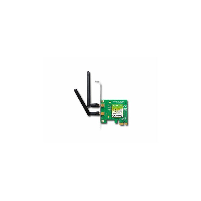 NIC TP-Link TL-WN881ND, PCI Express (x1) Adapter, 2,4GHz Wireless N 300Mbps, Detachable Omni Directional Antenna 2 x 2dBi (RP-SMA)