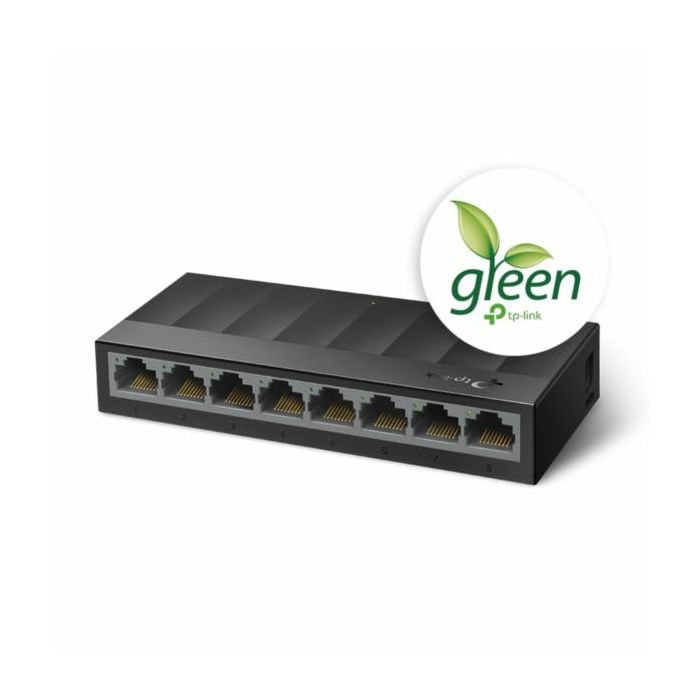 TP-Link 8-Port 1GbE RJ45 Plastic Desktop Switch