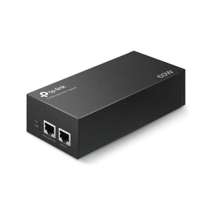 TP-Link PoE injector (60 W), IEEE802.3af at bt