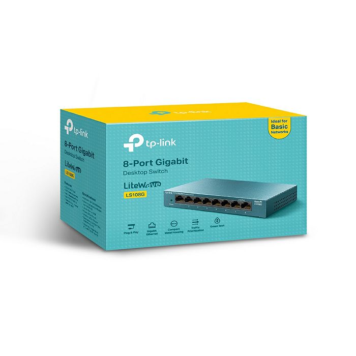 TP-LINK LS108G 8 port Gigabit network switch