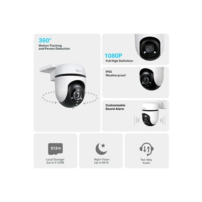 TP-LINK Tapo C500 FHD 360° Pan/Tilt outdoor Wi-Fi security camera