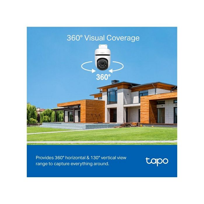 TP-LINK Tapo C510W 2k (2304×1296px) 360° Pan/Tilt outdoor Wi-Fi security camera