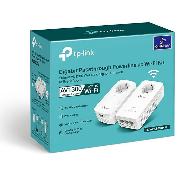 TP-LINK TL-WPA8631P KIT AV1300 Gigabit powerline Wi-FI AC adapter