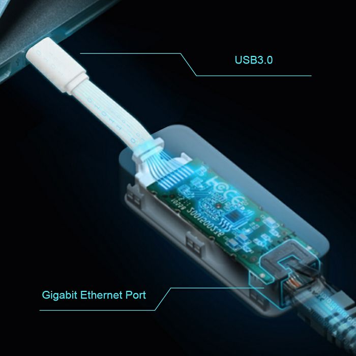 TP-LINK UE300C USB Type-C to RJ45 Ethernet Gigabit Adapter