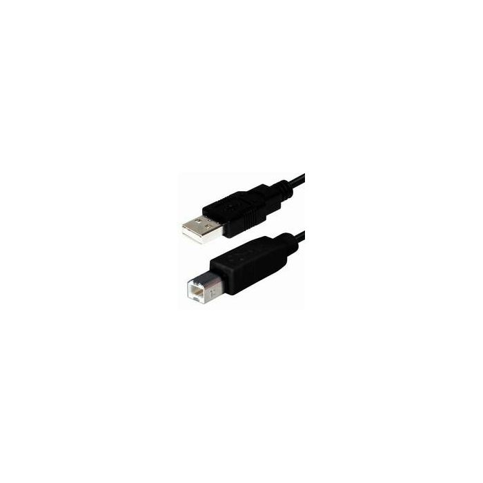 Transmedia USB 2.0 AB, Black, 1,8m