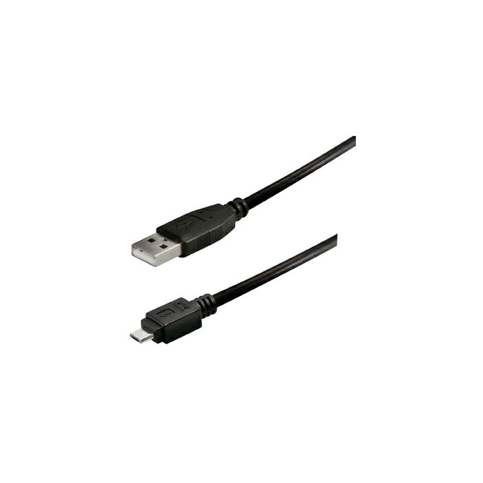 Transmedia USB typeA plug-Micro USB typeB 1m
