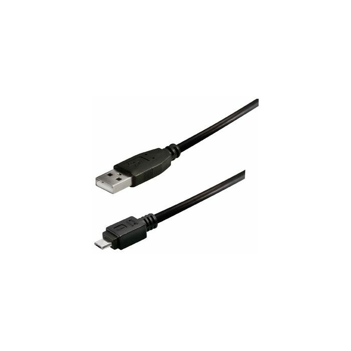 Transmedia USB typeA plug-Micro USB typeB 1,8m