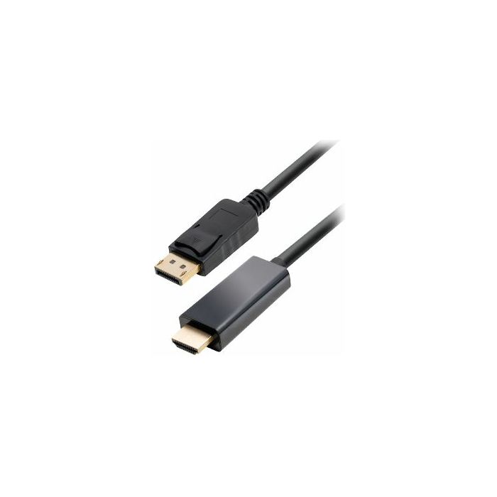 Transmedia DisplayPort plug to HDMI plug, 1,0 m