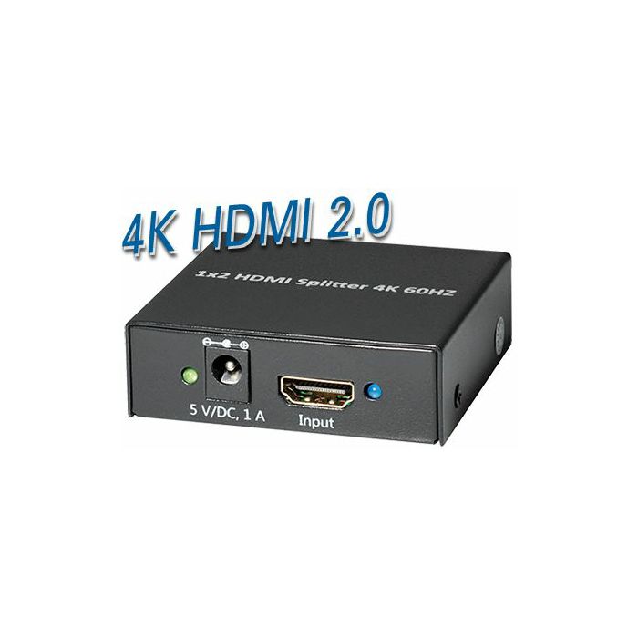 Transmedia 4K HDMI 2.0 Splitter 1:2