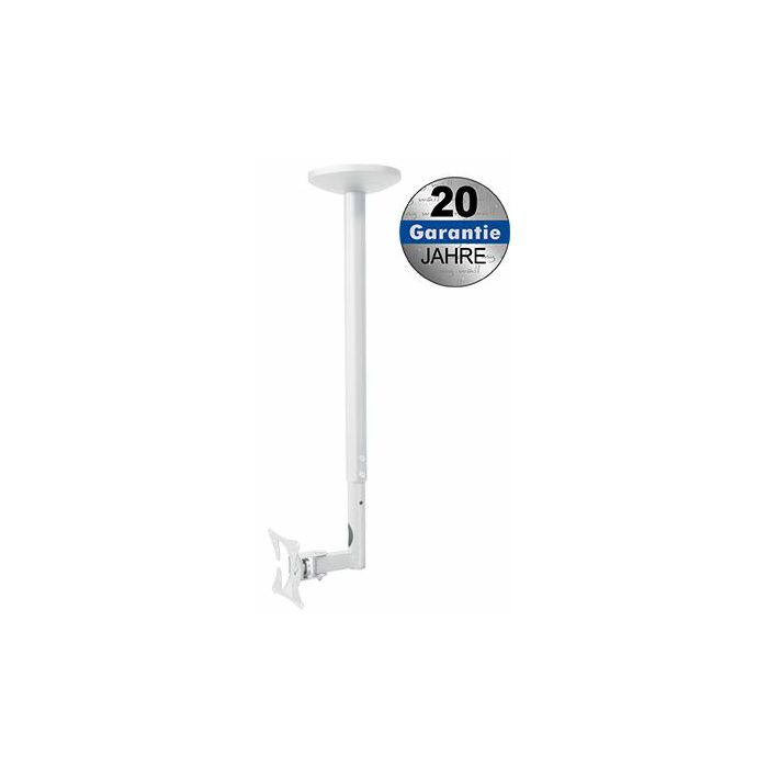 Transmedia Height-adjustable suspension bracket for LCD 25-76cm, White