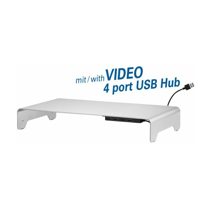 Transmedia Monitor Laptop Stand, USB Hub