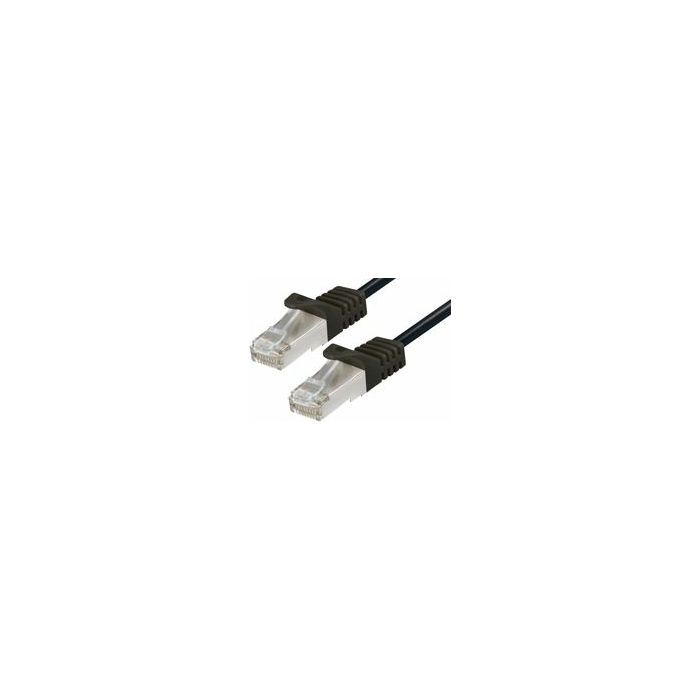Transmedia CAT6a SFTP Patch Cable 10m black