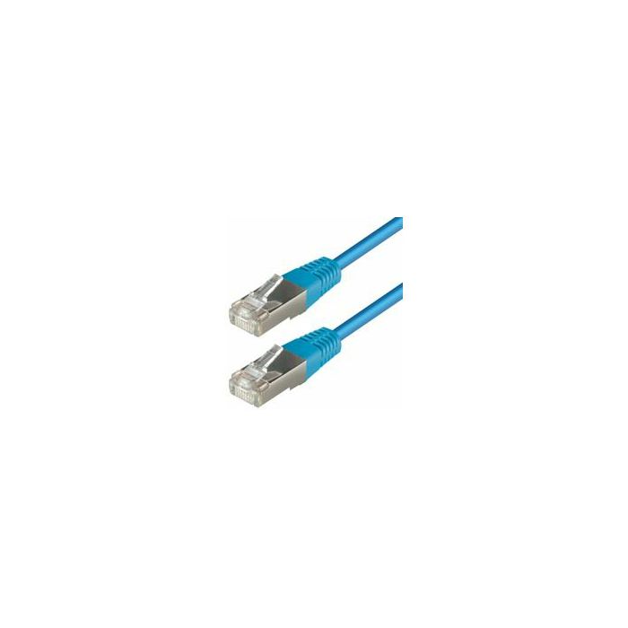 Transmedia S-FTP Cat5E Patch Kabel (RJ45), Blue 0,5m