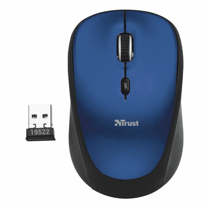 Trust wireless mouse Yvi - blue