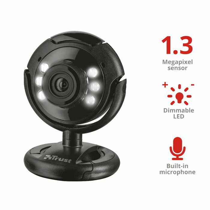Trust Spot Light Pro webcam 1.3M with microphone