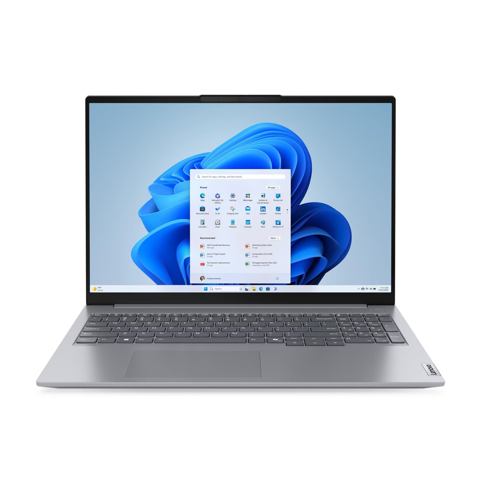 Lenovo ThinkBook 16 G7 ARP Ryzen 7 7735HS 32GB 1TB SSD Windows 11 Home - 2853